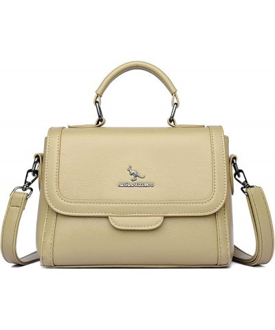 Women's handbag, shoulder cross-body bag, women's casual bag Light Gray $32.58 Crossbody Bags