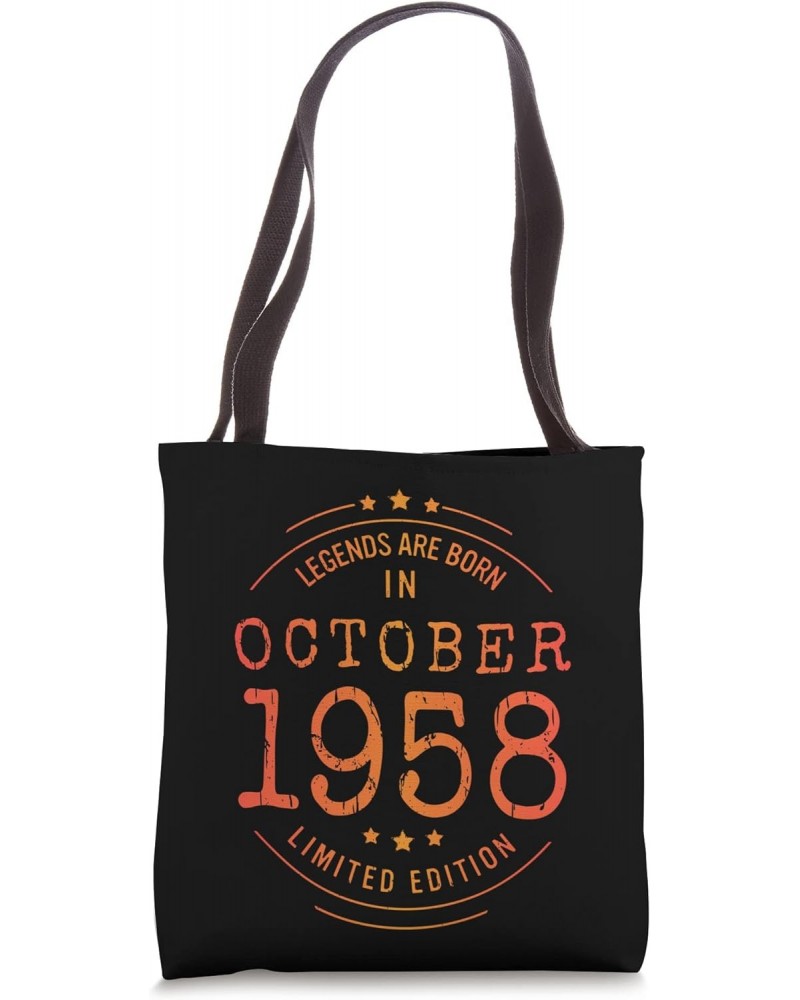 Birthday October 1958 Year Limited Edition Used Legends Tote Bag $10.40 Totes