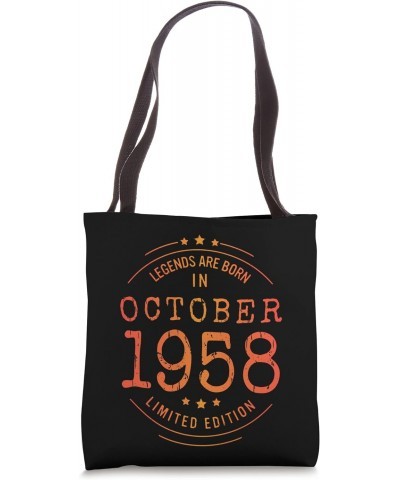 Birthday October 1958 Year Limited Edition Used Legends Tote Bag $10.40 Totes