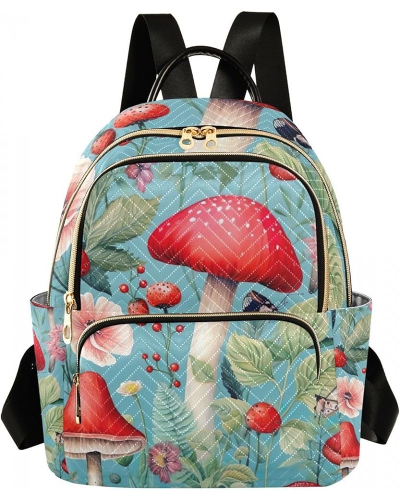 Lemons and Flower for Tea Party Women Stylish Backpack, Double Zipper Backpack, Women's Travel Backpack for Airplane, M Wild ...