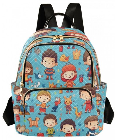 Small Kids Women Backpack Purse Travel Daypack Shoulder Bag $15.75 Backpacks