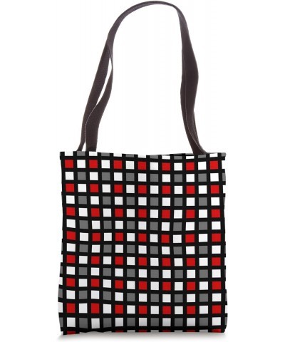 Chequered Checkered Checked Minimalistic Aesthetic Art Decor Tote Bag $12.79 Totes