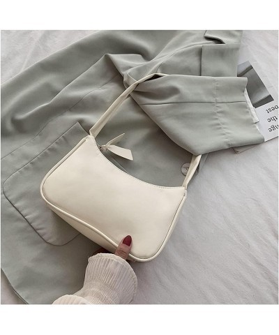 Women Bags Casual Retro Mini PU Shoulder Bag Totes Bags for Women Vintage Handbag Female Small Subaxillary Bags White $14.51 ...