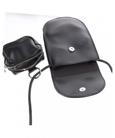 2pcs Mobile Phone Bag Pu Leather Shopping Messenger Telephone Black $11.59 Others