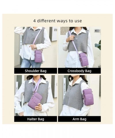 Universal Crossbody Wallet Phone Bag for Women Mini Shoulder Arm Bag Cell Phone Purse Compatible for iPhone/Samsung Galaxy… L...