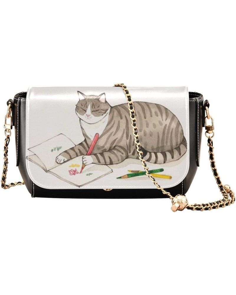 Cute Dog Pug Women's Crossbody Handbags, PU Leather Flap Crossbody Bags, Women's Shoulder Handbag Purse Style10 $21.99 Should...