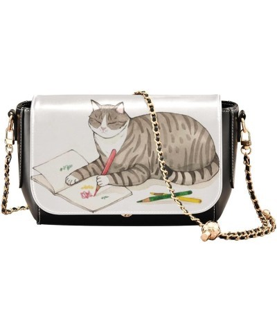 Cute Dog Pug Women's Crossbody Handbags, PU Leather Flap Crossbody Bags, Women's Shoulder Handbag Purse Style10 $21.99 Should...