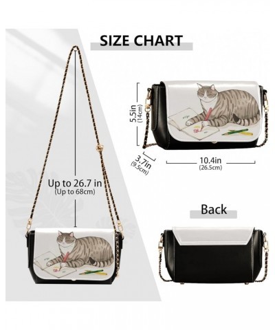 Cute Dog Pug Women's Crossbody Handbags, PU Leather Flap Crossbody Bags, Women's Shoulder Handbag Purse Style10 $21.99 Should...