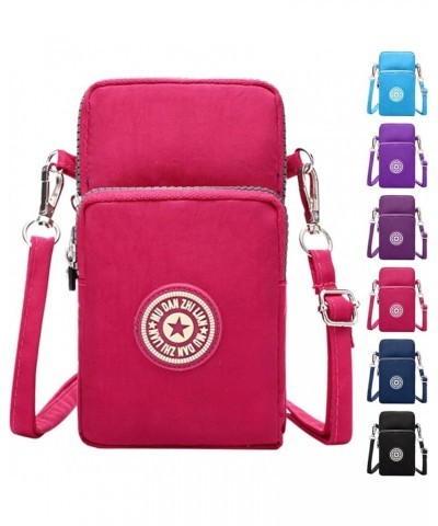 Womens Small Crossbody Phone Bag Water Nylon Zipper Shoulder Bag Purse Wallet For Sport Small Shoulder Bags for Women Hot Pin...