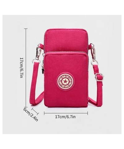 Womens Small Crossbody Phone Bag Water Nylon Zipper Shoulder Bag Purse Wallet For Sport Small Shoulder Bags for Women Hot Pin...