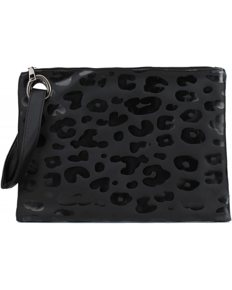 Fashion Women Animal Print Envelope Clutch Bag Ladies Retro Evening Party Prom Chain Handbag Purse C-black Leopard $18.68 Sho...