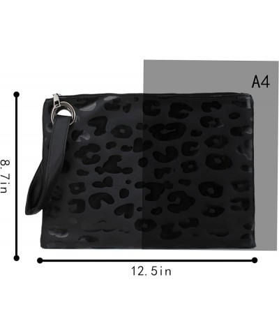 Fashion Women Animal Print Envelope Clutch Bag Ladies Retro Evening Party Prom Chain Handbag Purse C-black Leopard $18.68 Sho...