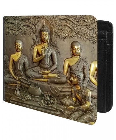 Unique Desige Pattern - Zen Buddha, Slim Front Pocket Wallet Billfold RFID Blocking $10.42 Wallets