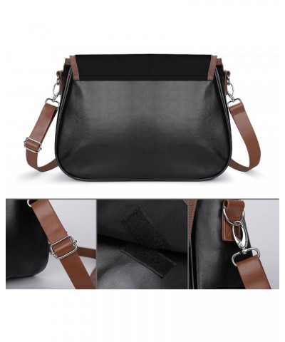 St Saint Patricks Day Shamrock Clover Women's PU Leather Purses Crossbody Shoulder Bag Messenger Bag $17.09 Shoulder Bags