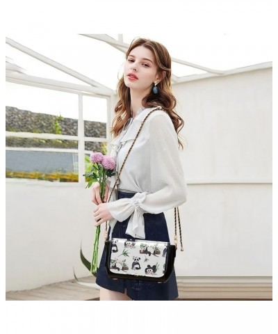 Magic Sun Moon Clouds Sky PU Leather Shoulder Bag Waterproof Women Crossbody Bag Purses Tote Satchel with Chain Strap Waterco...