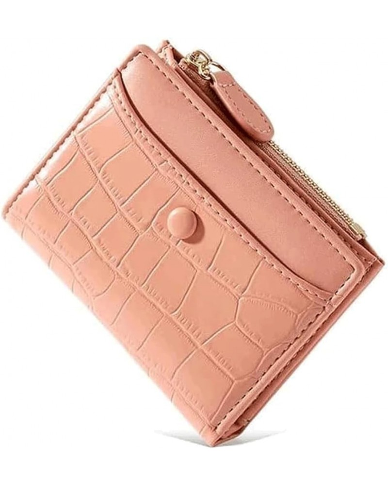 durable Classic Ladies Wallet Compact Size Large Capacity Elegant Zipper Pocket Mini Coin Purses Cute Ladies Short Wallets Co...