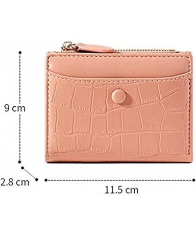 durable Classic Ladies Wallet Compact Size Large Capacity Elegant Zipper Pocket Mini Coin Purses Cute Ladies Short Wallets Co...