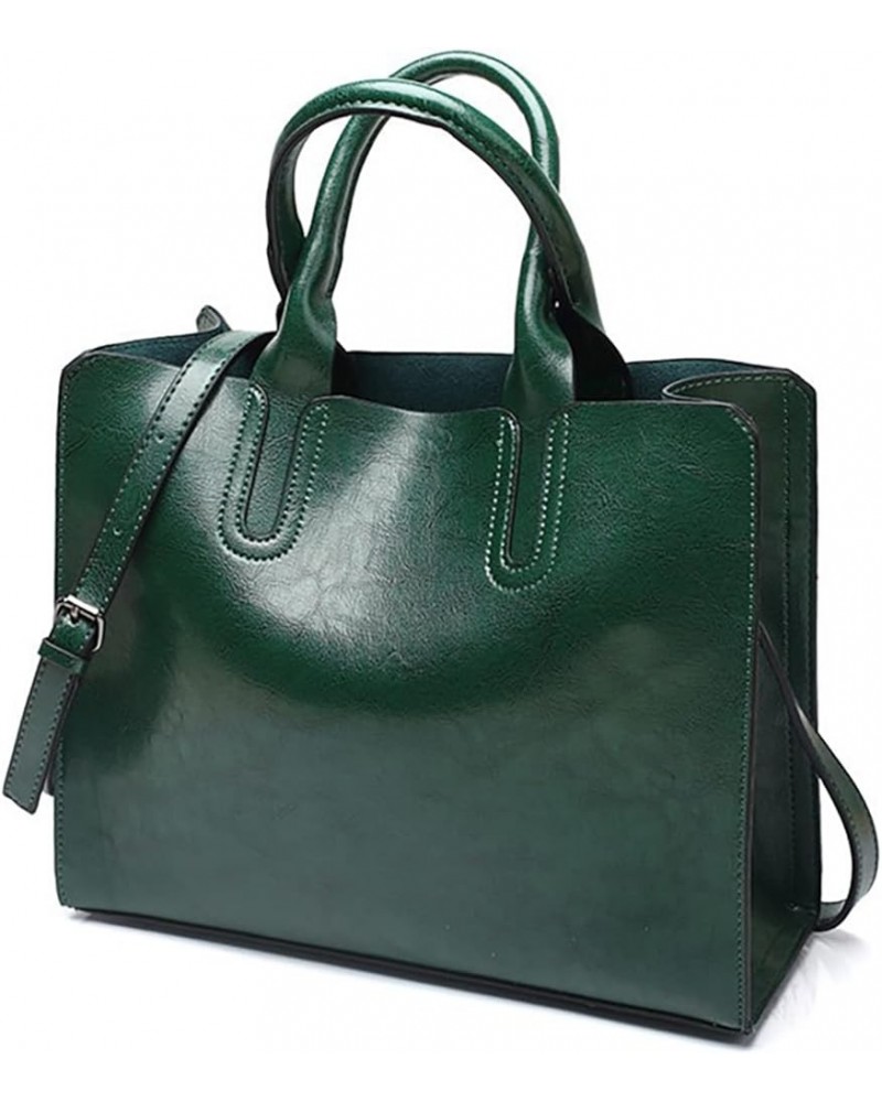 Handbag for Women Vintage PU Top-handle Satchel Tote Shoulder Bags Purses for Work, Shopping, and Travel Green $19.24 Satchels