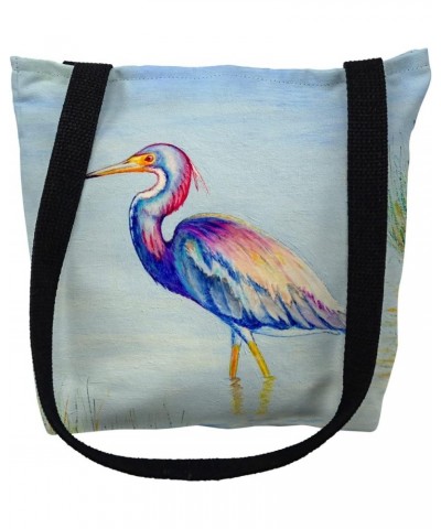 TY756G 18 x 18 in. Tri-Colored Heron Tote Bag - Large $22.91 Totes