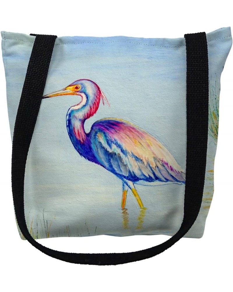 TY756G 18 x 18 in. Tri-Colored Heron Tote Bag - Large $22.91 Totes