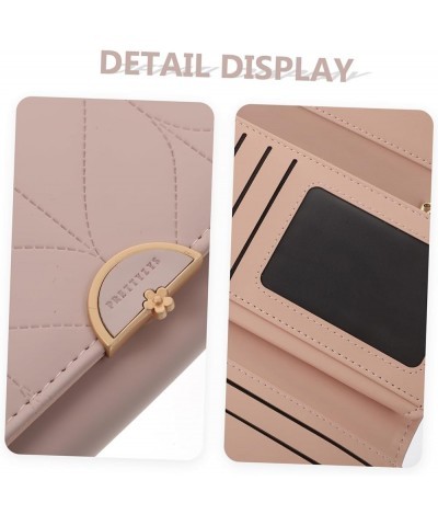 4pcs Women's Long Wallet Coin Purse Miss Pu Leather Small Change Pinkx7pcs 19.5X10X3CMx7pcs $29.26 Wallets