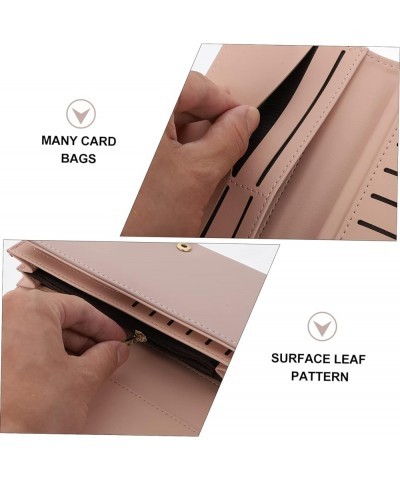 4pcs Women's Long Wallet Coin Purse Miss Pu Leather Small Change Pinkx7pcs 19.5X10X3CMx7pcs $29.26 Wallets