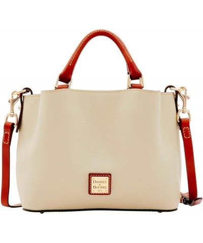 Handbag, Pebble Grain Mini Barlow Satchel Bone $61.10 Shoulder Bags