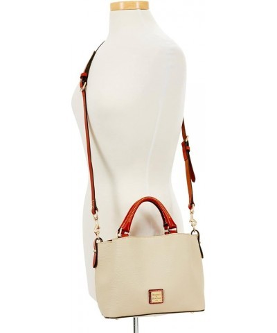 Handbag, Pebble Grain Mini Barlow Satchel Bone $61.10 Shoulder Bags