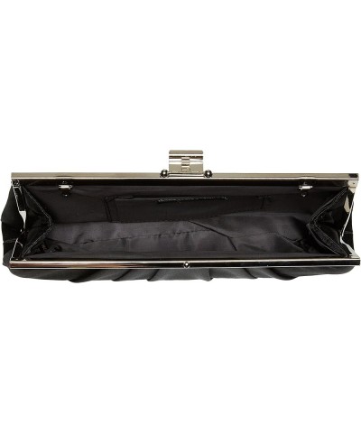 Blaire Women's Satin Frame Evening Clutch Bag Purse with Shoulder Chain Included Black Tie $23.19 Evening Bags