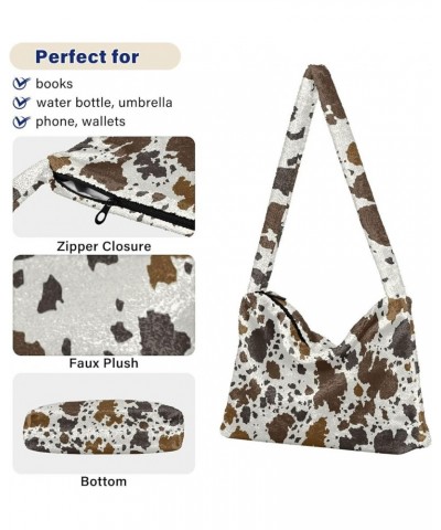 Watercolor Green Landscape Forest Womens Handbags Shoulder Bag, Handbags for Women Shoulder Bag, Womens Outdoor Bag Cow Print...