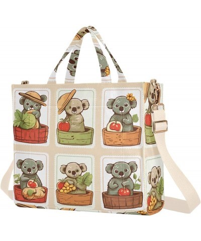 Koala Collection Version Women's Tote Handbags Top Handle Satchel Shoulder Bag Crossbody Bag M $12.90 Totes