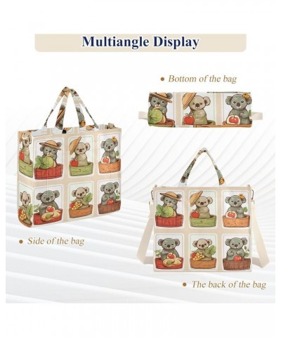 Koala Collection Version Women's Tote Handbags Top Handle Satchel Shoulder Bag Crossbody Bag M $12.90 Totes