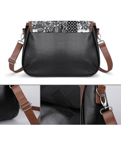 Women's Vintage Crossbody Bag Fashion Shoulder Bag Purse With Adjustable Strap Color1604 $20.08 Totes