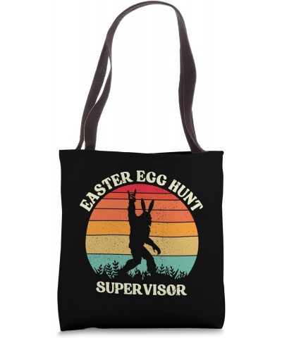 Easter Egg Hunt Supervisor Bigfoot Edition Funny Sasquatch Tote Bag $10.40 Totes