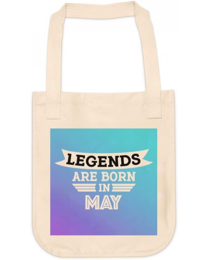 Legends Are Born In May Tote bag for Women And Men Graphic Shoulder Bags Casual Cloth Purses and Aesthetic Handbags $17.53 Totes