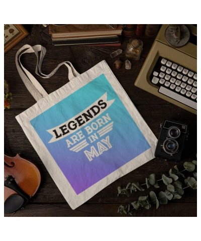 Legends Are Born In May Tote bag for Women And Men Graphic Shoulder Bags Casual Cloth Purses and Aesthetic Handbags $17.53 Totes