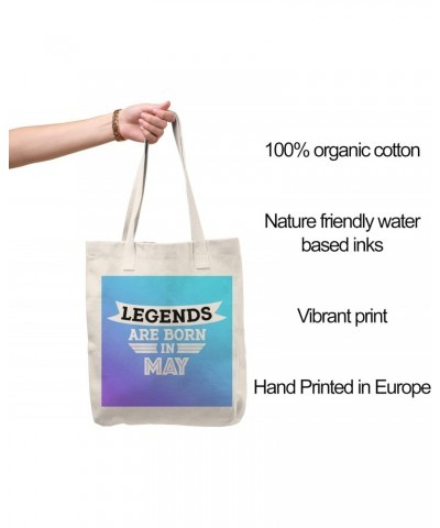 Legends Are Born In May Tote bag for Women And Men Graphic Shoulder Bags Casual Cloth Purses and Aesthetic Handbags $17.53 Totes