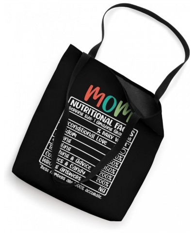 Funny Mom Nutritional Facts Family Funny Retro Style Tote Bag $14.71 Totes