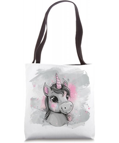 Cute Unicorn Dress Kids Daughter Woman Design Girls Unicorn Tote Bag $11.54 Totes