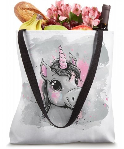 Cute Unicorn Dress Kids Daughter Woman Design Girls Unicorn Tote Bag $11.54 Totes