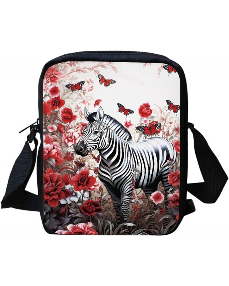 Shoulder Bag Handbag for Women Men,Fashion Cross Body Bag Zebra $10.79 Shoulder Bags