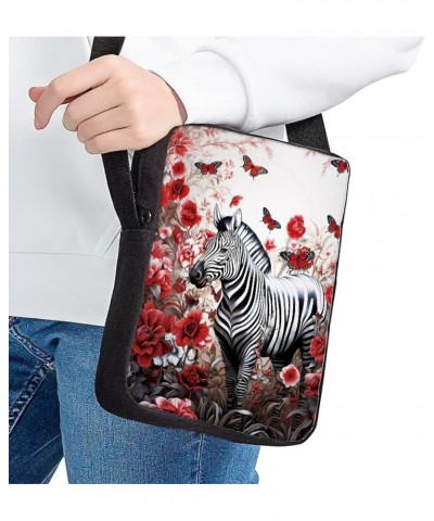 Shoulder Bag Handbag for Women Men,Fashion Cross Body Bag Zebra $10.79 Shoulder Bags