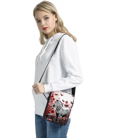 Shoulder Bag Handbag for Women Men,Fashion Cross Body Bag Zebra $10.79 Shoulder Bags