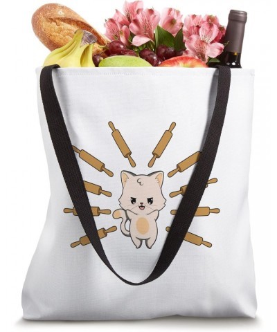 Cat Baker for Women Men Kids Cupcake Tote Bag $14.76 Totes