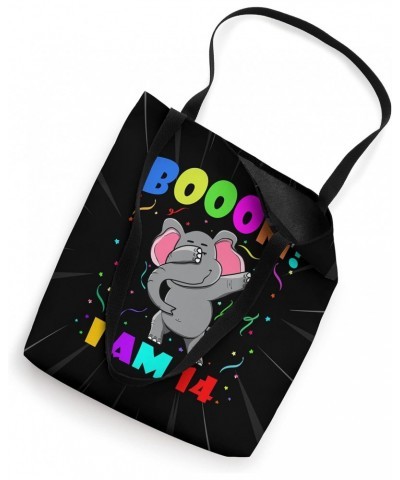 Dabbing Elephant - Booom! I Am 14 Boys Girls 14th Birthday Tote Bag $12.71 Totes