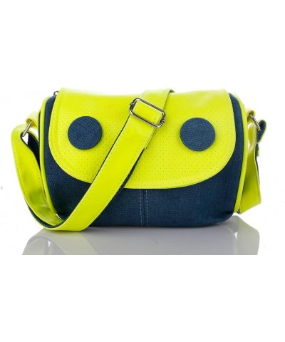 Cute Button Cover Bag New Preppy Retro Denim Girls Shoulder Bag Female Jeans Personalized Women's Handbag Green $22.55 Should...