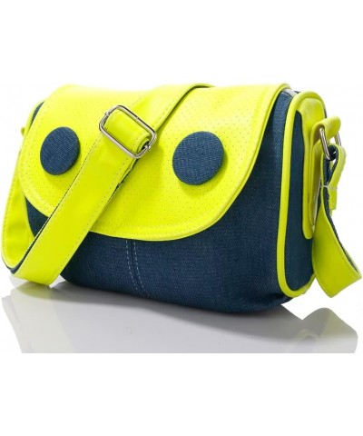 Cute Button Cover Bag New Preppy Retro Denim Girls Shoulder Bag Female Jeans Personalized Women's Handbag Green $22.55 Should...