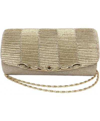 Shiny Women Evening Bag Glitter Party Handbag Wedding Clutch With Chain $10.57 Evening Bags