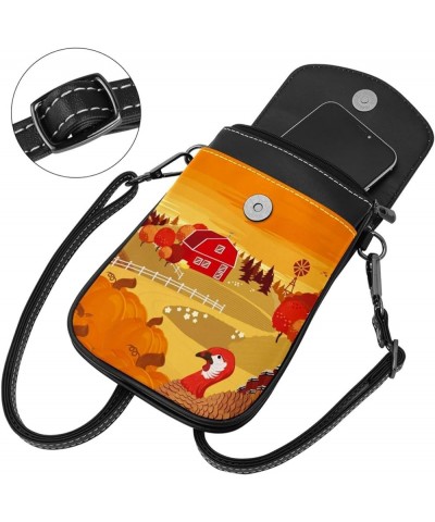 Stylish Leather Phone Bag - Crossbody Purse for Women - Classic & Functional Shoulder Bag Letters Alphabet Style Multicoloure...