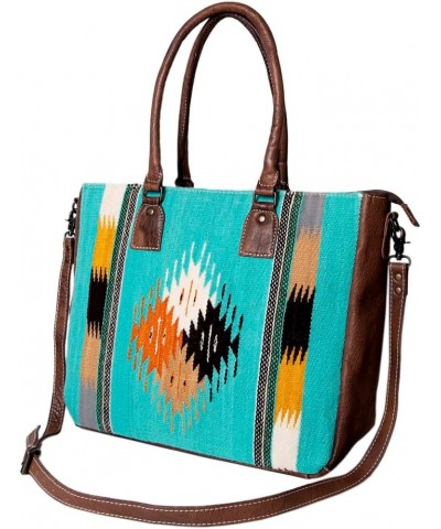 American Darling Tote Saddle Blanket Genuine Leather women bag western handbag purse Adbg1005f $64.08 Totes